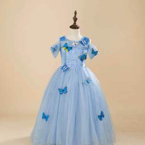📌ชุดเจ้าหญิง ชุดเด็กสีฟ้า ชุดซินเดอเรลล่าเด็ก สำหรับผู้ชาย พร้อมส่งจากไทย
