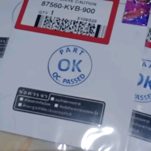 sticker stiker logo penting tulisan thailand label drive caution vario 110 cw original honda
