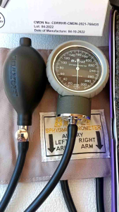 Baxtel APG GRAY Ring Aneroid BP/VIOLET DELUXE Stethoscope