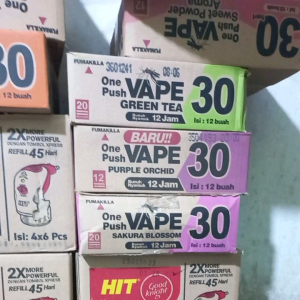 VAPE ONE PUSH 30hari Spray anti nyamuk 10ml-Bunuh Nyamuk Gak Bangun Lagi