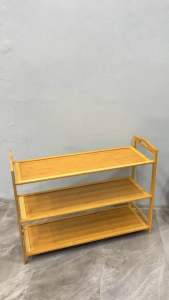 Mall Perabot | Rak Sepatu Susun Kayu Tempat Sandal Tingkat Sendal Shoe Rack Storage Racks