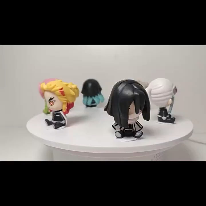 Mô hình Kimetsu No Yaiba - 10 mẫu Chibi Tanjiro Nezuko Zenitsu Inosuke Rengoku Xà Luyến Hà trụ - Thanh gươm diệt quỷ
