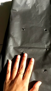 100 Pcs/Lembar Polybag tanaman ukuran 40x40 Polibek Tebal ukuran 40