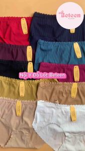ComBo 5 Quần Lót Nữ Không Lằn Mông Su Tăm Mát Mịn  Quần Chíp Nữ Co Giãn Viền Sóng - Nội Y Đồ Lót : Beteen