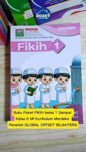 Buku Fikih kelas 1 2 3 4 5 6 MI Kurikulum Merdeka GLOBAL OFFSET SEJAHTERA