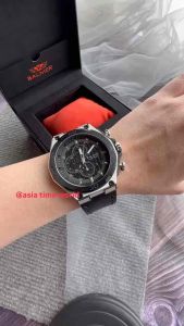 [Original] 7947G SS-4 Balmer Chronograph Sapphire Mens Watch with Black Dial and 50m Water Resistant Black Genuine Leather Strap | Official