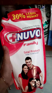 NUVO Bodywash Jumbo Sabun Mandi Cair Refill Total / Mild / Fresh Protect 825ml