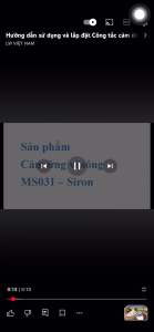 (HÀNG CHÍNH HÃNG)   Công tắc cảm ứng chuyển động vi sóng lắp âm thiết bị Siron Sr-MS031