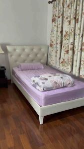 💜 เซ็ตผ้าปูที่นอนใยไผ่ ชุดเครื่องนอน เยื่อไผ่ สีม่วงอ่อน 3.5 / 5 / 6 ฟุต รองรับที่นอนหนา 16 นิ้ว Baby Lavender 100% Pure Bamboo Bed Sheets SET 16 inch high