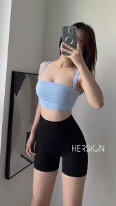 Set đồ tập gym nữ cao cấp Áo bra quần short thời trang HERSIGN-SMIX13N12