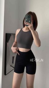 Set đồ tập gym nữ ngắn Đồ tập yoga áo bra quần short HERSIGN-SMIXB21N12