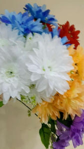 Bunga Mawar Daisy Buket Imitasi Palsu Plastik Artificial Dekorasi