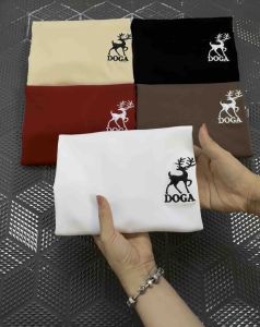 Áo Thun babytee thêu nai sang trọng DOGA 5 màu trẻ trung size tới 64kg mã 193