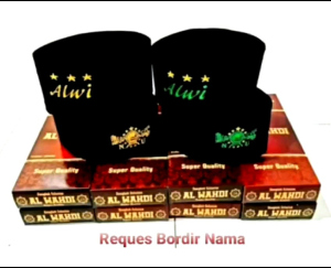 Peci Nu Bordir Nama Anak & Songkok Nu Peci Anak Custom