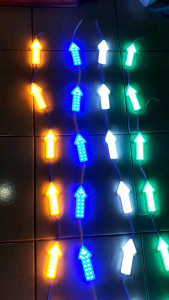 lampu led panah tambahan lpu sein .dc 12 -:24 volt mobil