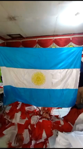 bendera argentina bahan peles grade A (3m)