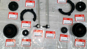 16 IN 1 SET -FRONT ABSORBER LINK/BUSH/COVER/SHAFT BUSH/ABSORBER MOUNTING/BEARING/STRUT DAMPER - HONDA HRV HR-V T7A