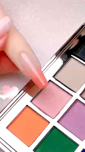 Set bột nén làm ombre móng tay nail siêu xinh màu bột đậm nét lên móng chuẩn màu
