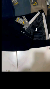 TRENCO Celana bahan standar remple celana bahan formal licin celana bahan pria reguler celana
