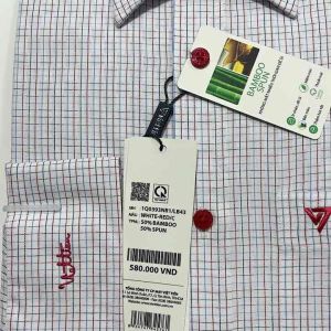 (1Q0393)Áo sơ mi viettien dài tay (regular )fom rộng