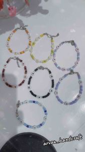 Gelang Gaya Korea Love Model Rantai // Gelang Love Beads Korea Model Rantai