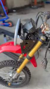 ไฟหน้า msx ทรงบาจา (รุ่นใหม่เหล็กกลม) ใส่ได้ทั้งmsxตัวเก่าและsf