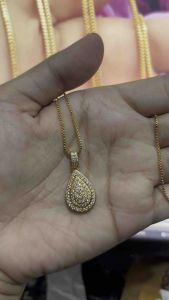 Acc kalung milano wanita liontin perhiasan wanita warna gold