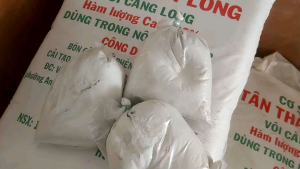 1kg Vôi Bột Nông Nghiệp Đã Xử Lý Dùng Hạ Phèn Trên Vườn Cây Trồng
