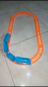 Mainan Anak murah Kereta set 4 gerbong elektrik Menggunakan satu batre