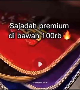 Sajadah Printing Empuk Tebal Anti Slip
