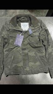 เสื้อนอก ทหาร Camo Jacket ลายพราง 💢 ABERCROMBIE FITCH 💢 แท้ 100% ฟิตเนส