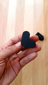 (100pcs) Karet Kaki Siku 2x2 Karet Tutup Kaki Meja Kursi Rak Besi Siku