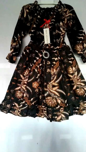 Gamis batik anak perempuan gamis batik full