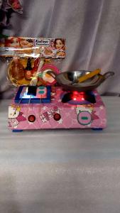 Mainan Komporan Anak Hellokitty 2 Tungku: Mainan Edukatif & Aman