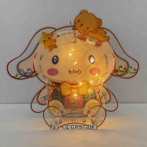 Cinnamoroll 这是一款独特设计的灯笼 大耳狗中秋透明灯光灯笼 Moon Festival Soft Plastic LED Light PVC Toys