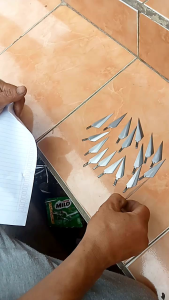 bilah pisau serut mini baja asli super tajam