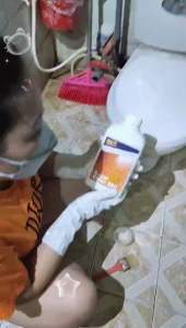 Tẩy nền nhà bồn cầu tảy xi măng tẩy rêu mốc tẩy gạch tẩy đo sứ 1000ml S90 drc