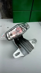 STOPLAMP CB BSA LAMPU STOP BELAKANG CB BSA DIAMON BENING SET PANGKON BRACKET V80 ALUMUNIUM DAN LAMPU SEIN PALU KOTAK TRIPLE MIKA BOHLAM PLUS MANISAN CB
