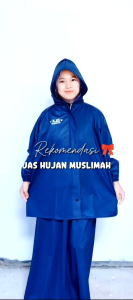 SETELAN JAKET ROK | JAS HUJAN DLX DRIZZLUXE | BAHAN PVC 025