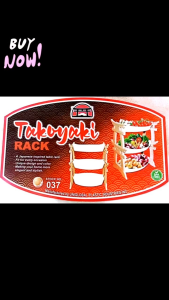 Uniglobal Japanese Inspired Takoyaki 3 Layers rack Fruit Tray Cake Display Stand Serving Platter Fruit Tray#037