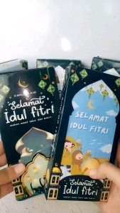 Amplop Lebaran Premium (ISI 50PCS) Desain 2025 Berbagai Tema Angpau Idul FItri Panjang 100gsm