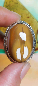 CINCIN BATU NATURAL GAMBAR UNIK LANGKA