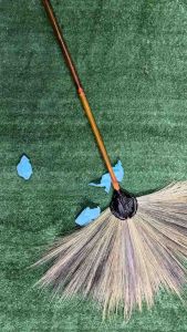 ไม้กวาดดอกหญ้าแบบหนาพิเศษ (ทาชัน)แน่นหนาไม่หนัก