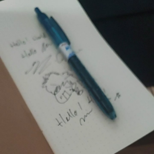 Write Up to 1700M Super Large Ink 0.5 Eco Pen Press bottle Recycle Black Blue Red Gel Transparent Writing Stationery