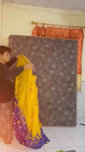 SARAUNG KASUR RESLETING MOTIF BULAN BINTANG