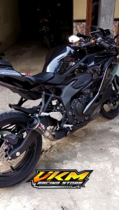 silencer knalpot austin racing dan slip on zx25rr new