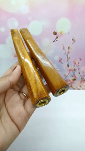 once pipa padutan kayu kelor emas model segi 6 B129