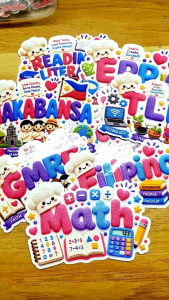 Crochet Style Subject Sticker Label