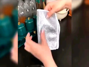 Kain Lap Kawat Dapur Serbaguna / Kain Sikat Cuci Piring Pembersih Noda Membandel