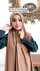pashmina instant soft pad oval ukuran m jersey quina by flow